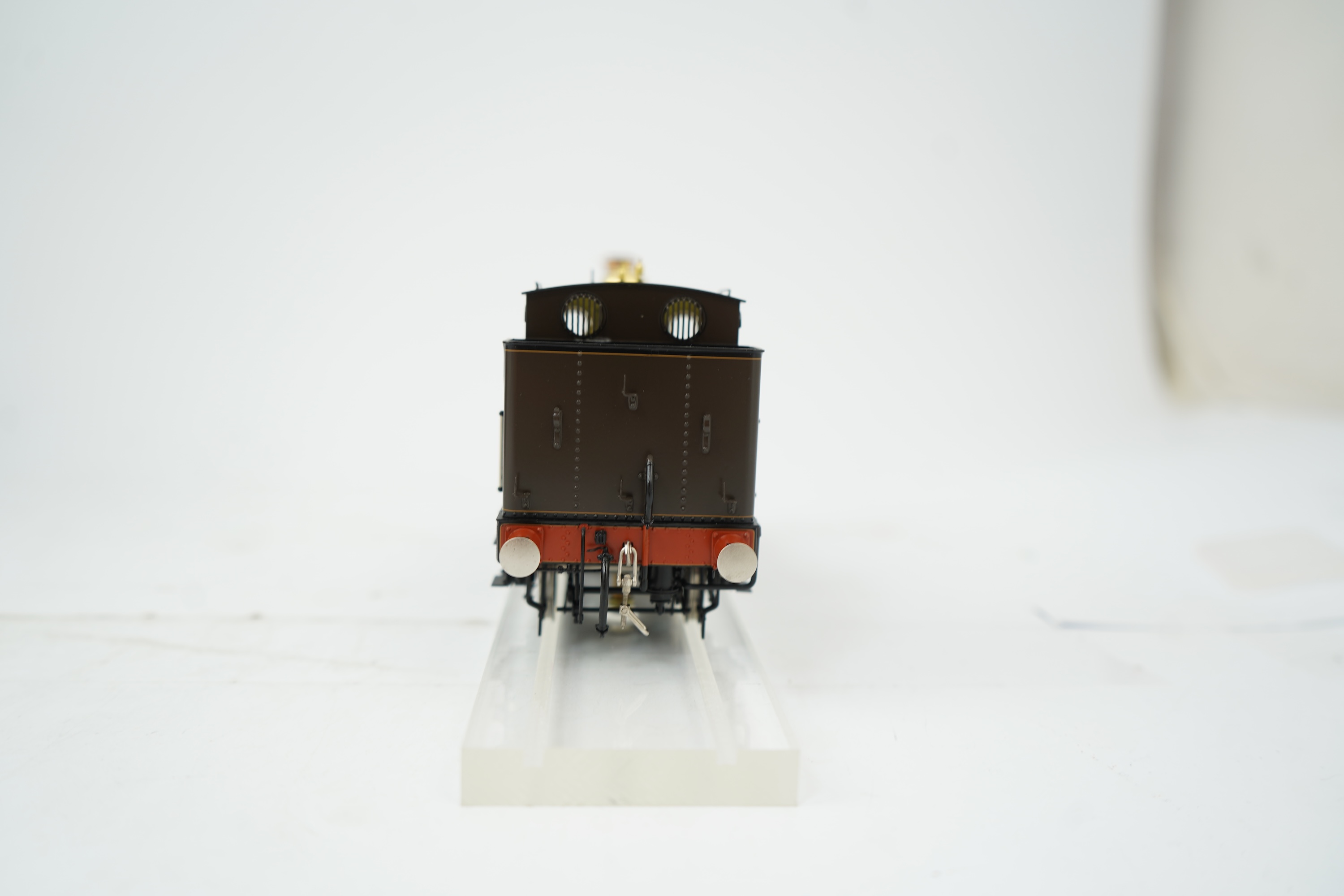An 0 gauge Lee Marsh Models model of GWR 517 Class, 1157, 0-4-2T locomotive, powered for two rail operation, with original box.